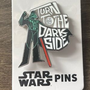 Disney Parks Star Wars Dark Side Light Saber Pin